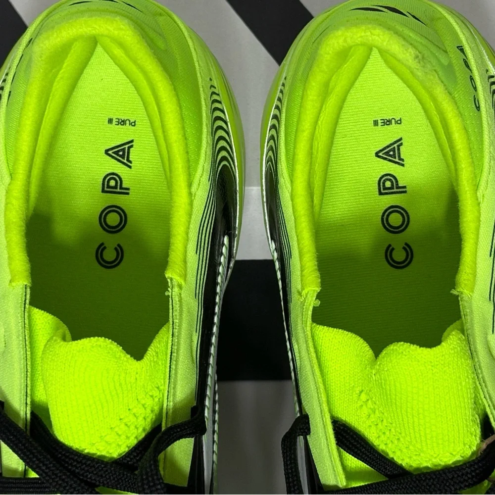 Men’s Adidas Copa Pure 3 Elite FG Leather Soccer Boots Cleats JH6304 size 9 10.5